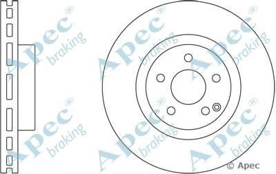 APEC BRAKING dsk2417 -  Тормозной диск